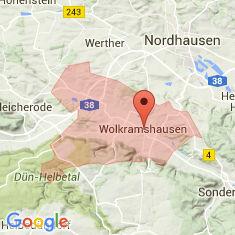 Karte Verwaltungsgemeinschaft Hainleite